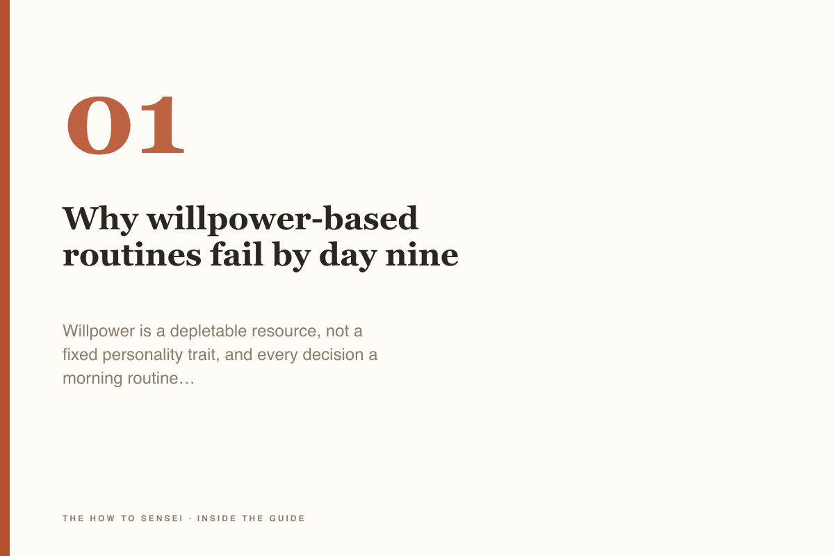 Build a Morning Routine That Actually Sticks