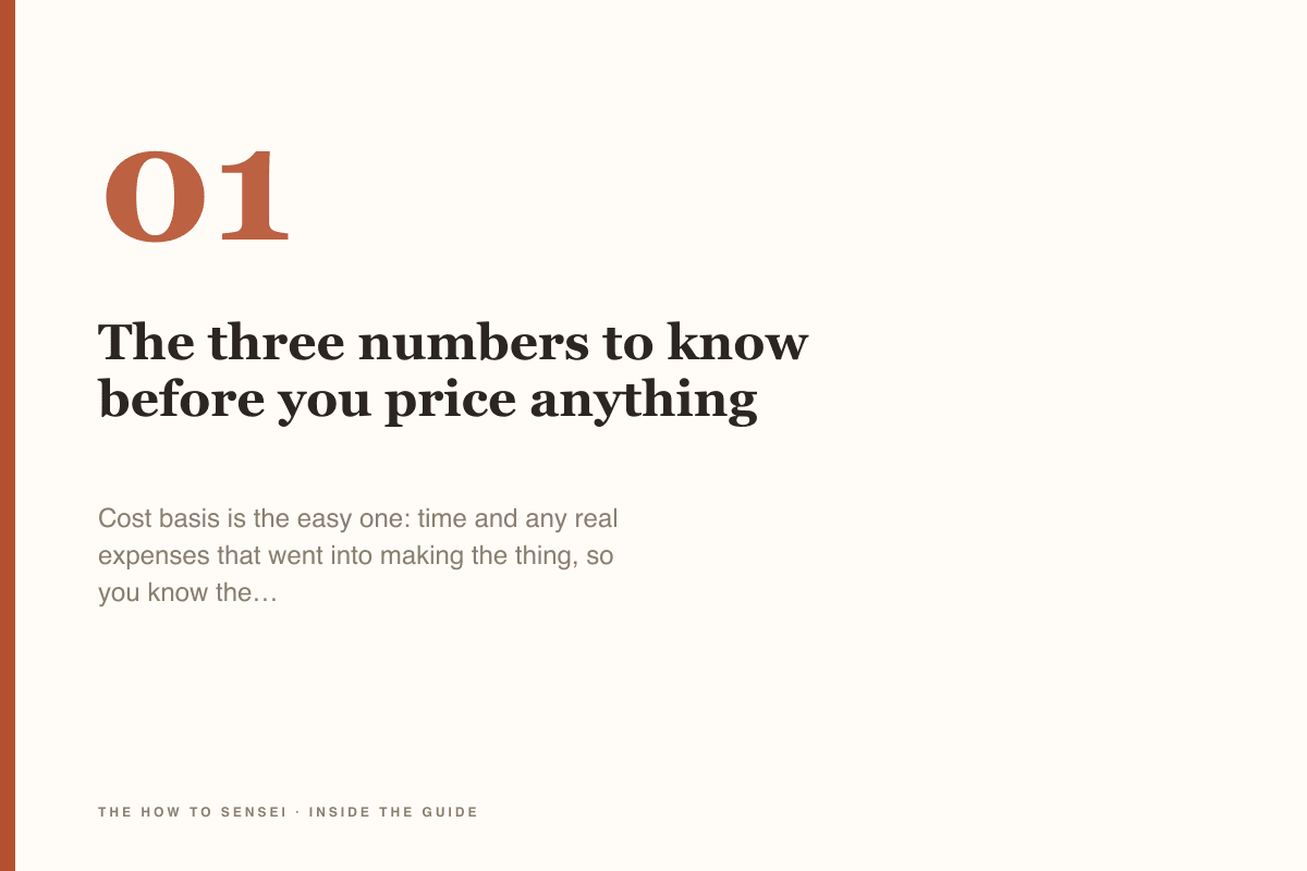 Price Your First Product With Confidence